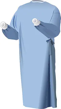 Laminated 70 GSM Disposable Gown - Master