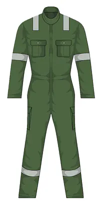 100% Cotton Coverall Essentia, 180 GSM W-Tape/ W/O Tape - Master