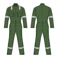 100% Cotton Coverall Premier Range 240 GSM W-Tape/ W/O Tape - Master