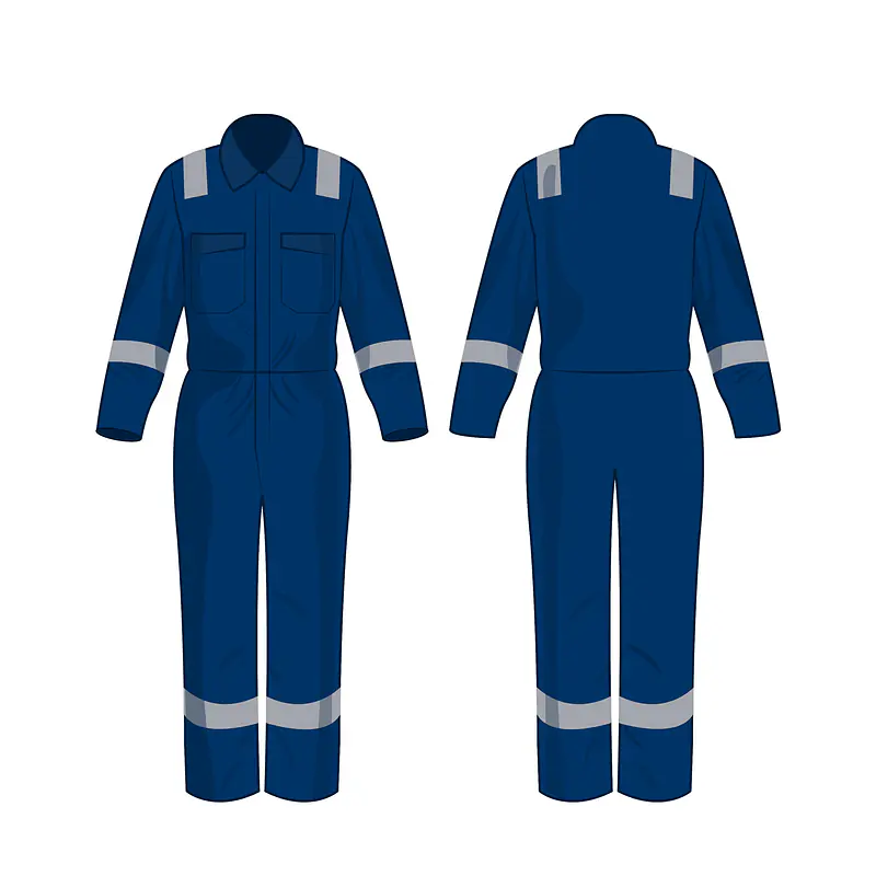 100% Cotton Coverall Essentia, 180 GSM W-Tape/ W/O Tape - Master