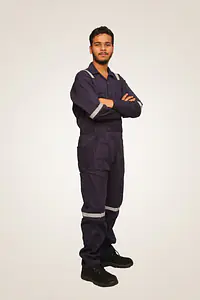Cotton FR + AS Coverall Classic Range,240 GSM W-Tape/ W/O Tape - Master