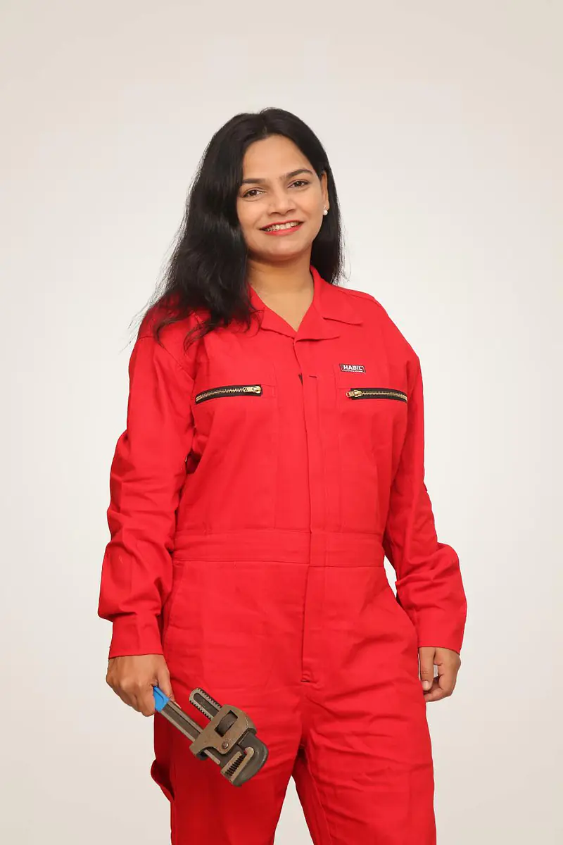 Women Cotton Coverall, Premier Range,240 GSM W-Tape/ W/O Tape - Master