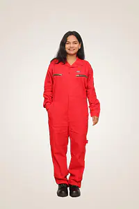 Women Cotton Coverall, Premier Range,240 GSM W-Tape/ W/O Tape - Master