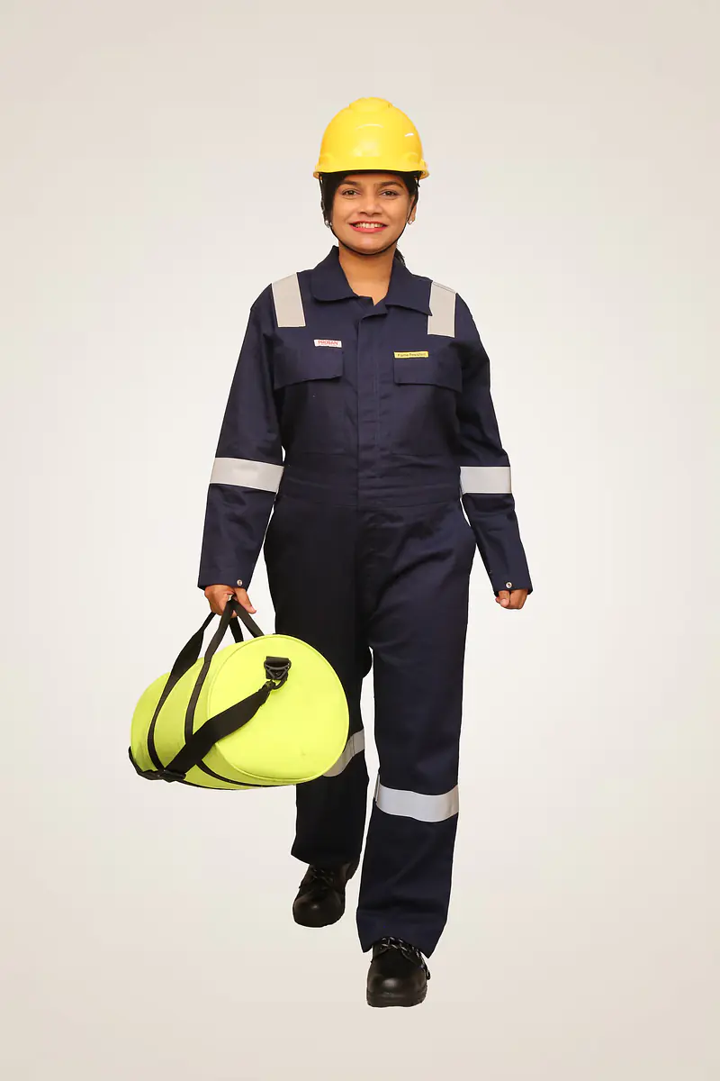 Women Cotton Coverall, Premier Range,240 GSM W-Tape/ W/O Tape - Master
