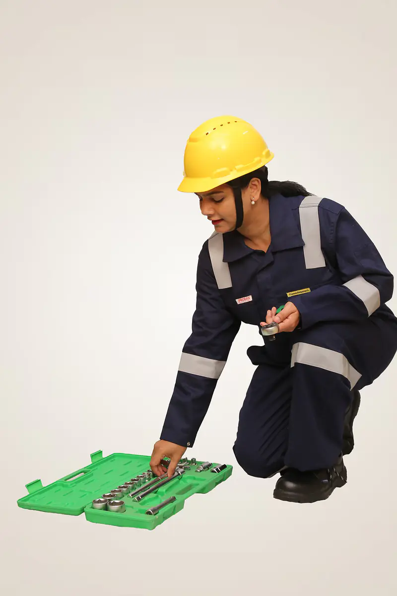 Women Cotton Coverall, Premier Range,240 GSM W-Tape/ W/O Tape - Master