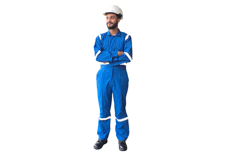 Cotton FR + AS Coverall Premium Range,240 GSM W-Tape/ W/O Tape - Master