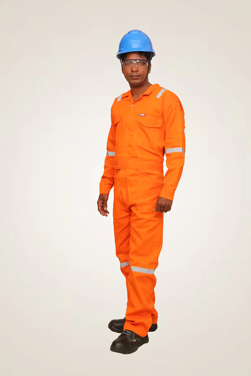 Modacrylic FRV-Multi-blend Coverall Regular Range,180 GSM W-Tape/ W/O Tape - Master