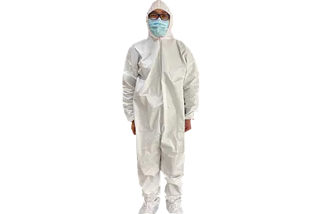 SMS 60-70 GSM Disposable Coverall with Tape - W/O Tape - Master
