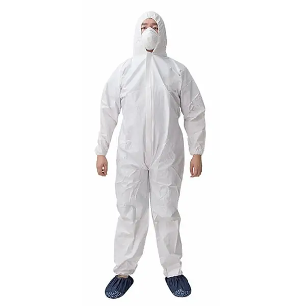 Tri - Laminated 60-70 GSM Disposable Coverall with Tape - W/O Tape - Master