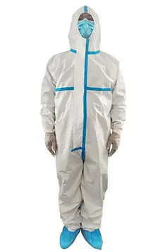 Tri - Laminated 60-70 GSM Disposable Coverall with Tape - W/O Tape - Master
