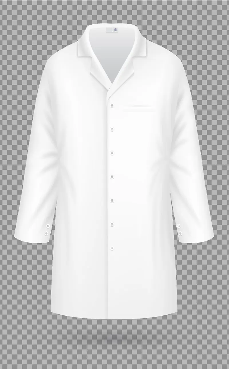 Poly-Viscose 180 GSM Lab Coat (Unisex) Long Type - Master